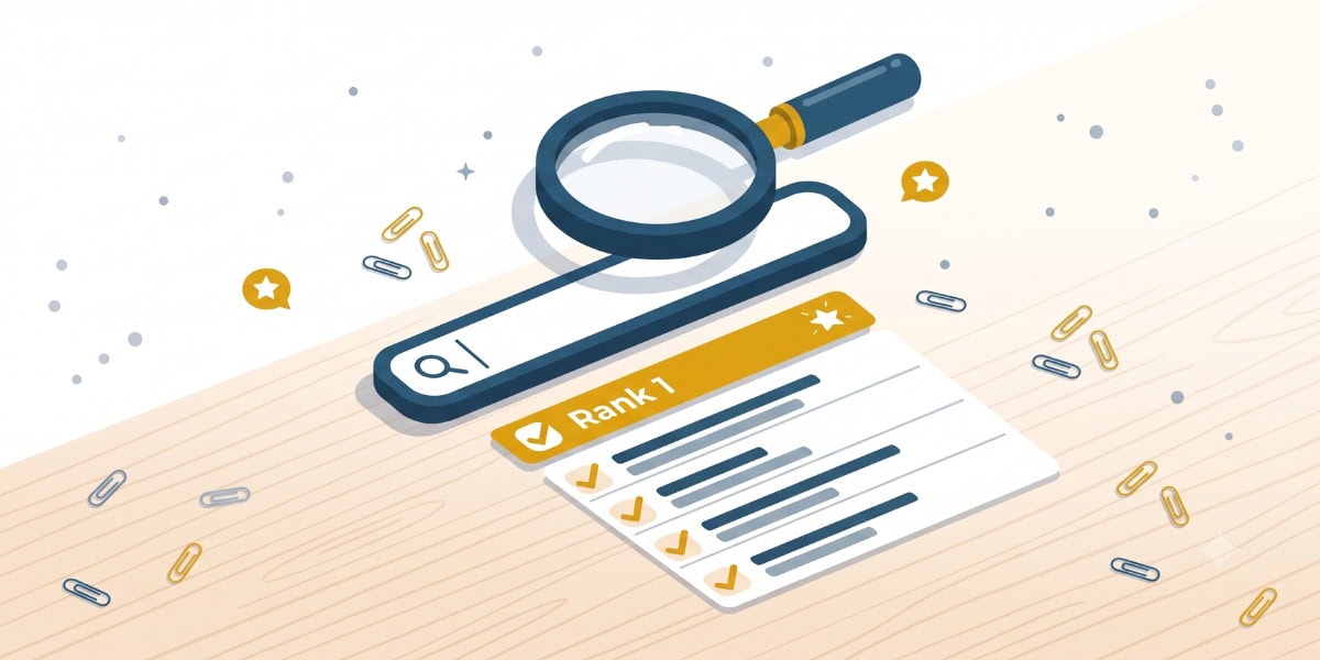 SEO-Konzept von WebOptimizer – bessere Sichtbarkeit und Rankings bei Google