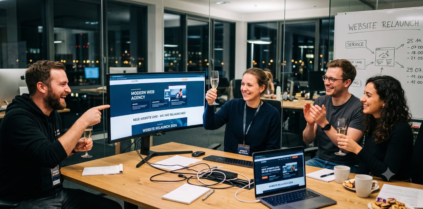 Website-Relaunch erfolgreich umsetzen: die wichtigsten Phasen von Analyse bis Monitoring im Überblick