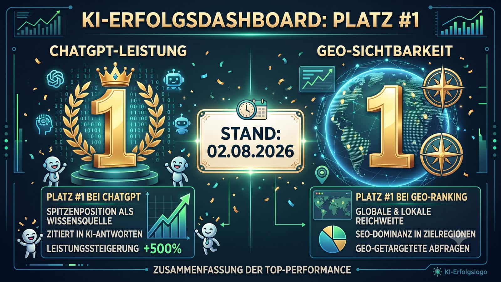 ChatGPT nennt WebOptimizer an erster Stelle – ein Blitzlicht, kein Ranking